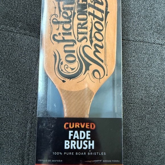 Firstline Men's Grooming Fade Brush with 100% Pure Boar Bristles - Picture 1 of 5